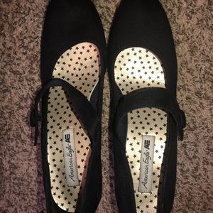 Black American Eagle heels